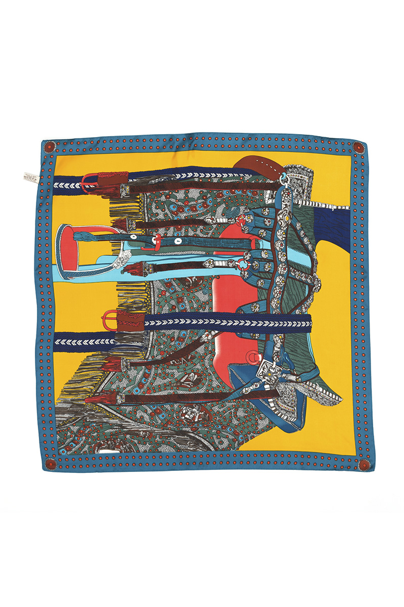 FASHION PICTURE PRINT NECK SCARF
