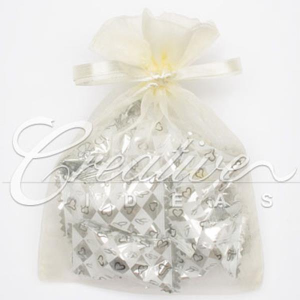 5"X 6.5" ORGANZA POUCHES BAG (12 UNITS)