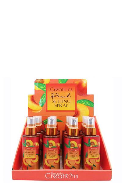 12 PCS. BEAUTY CREATIONS PEACH SETTING SPRAY