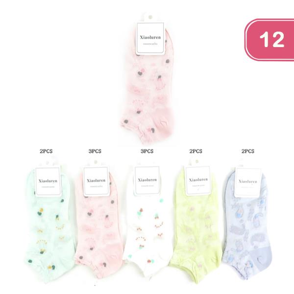 FASHION SOCKS (12 UNITS)