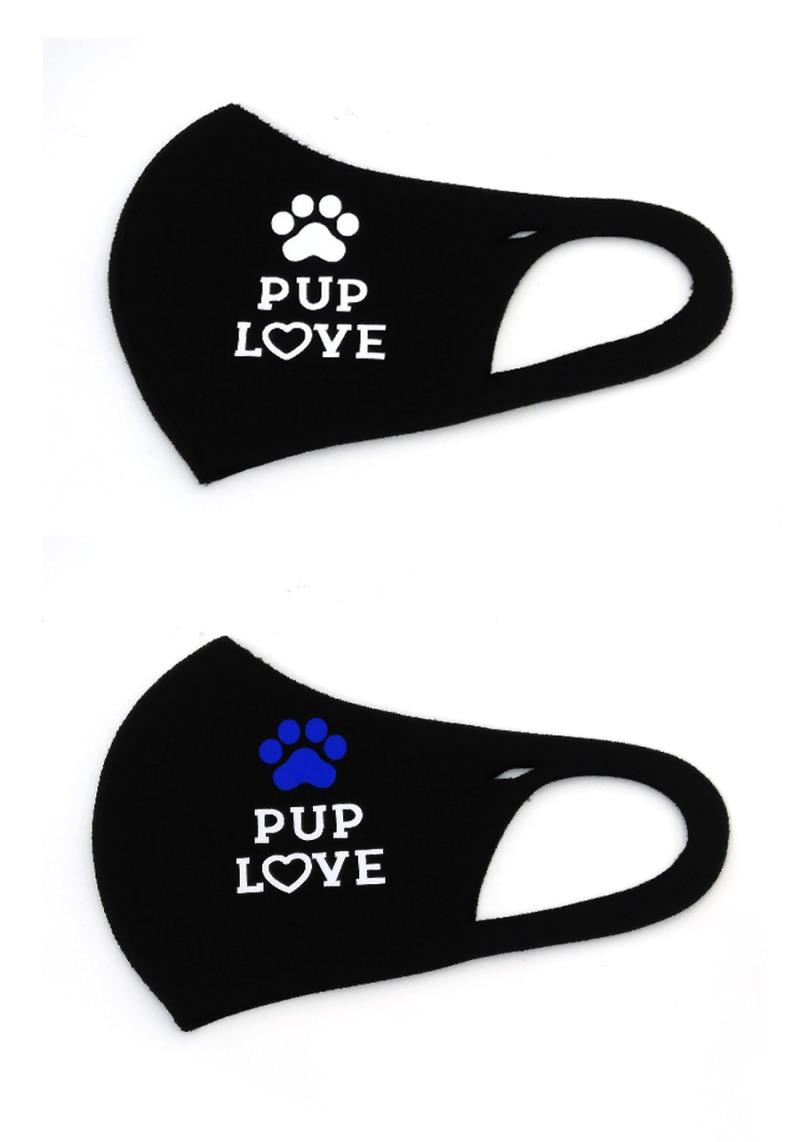 FASHION PUP LOVE PRINT KIDS FACE MASK