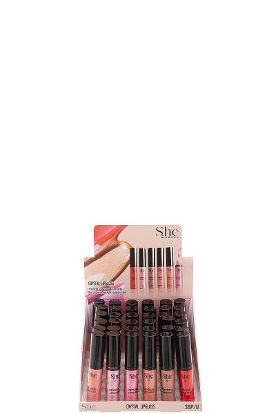 CRYSTAL MIX LIP GLOSS (36 UNITS)