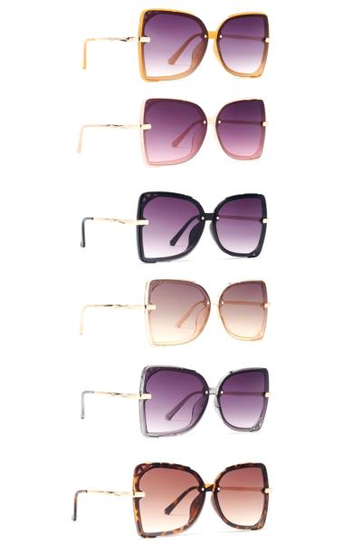 CHIC BUTTERFLY SUNGLASSES 1DZ