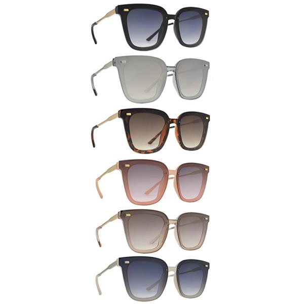 FASHION ROUND SQUARE SUNGLASSES 1DZ