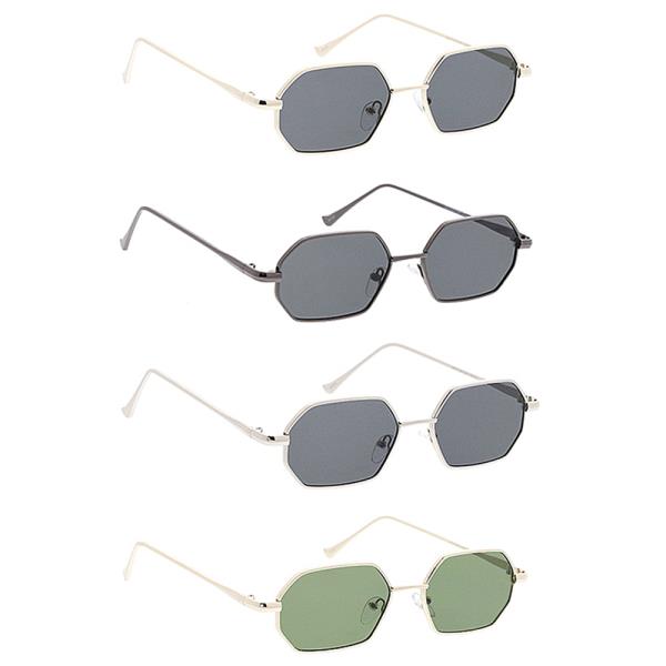 MODERN STYLE DIAGONAL LIKE SHAPE SUNGLASSES 1DZ