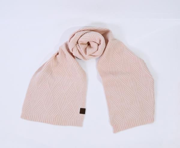 DIAGONAL STRIPES CRISS CROSS PATTERN SCARF