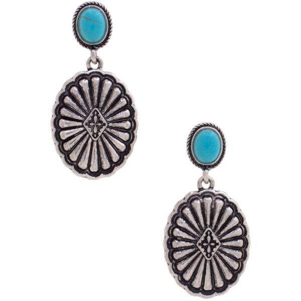 WESTERN STYLE DANGLE EARRING