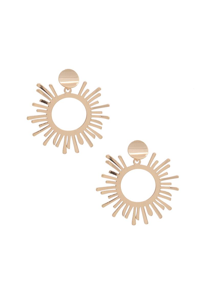 METAL DANGLE EARRING