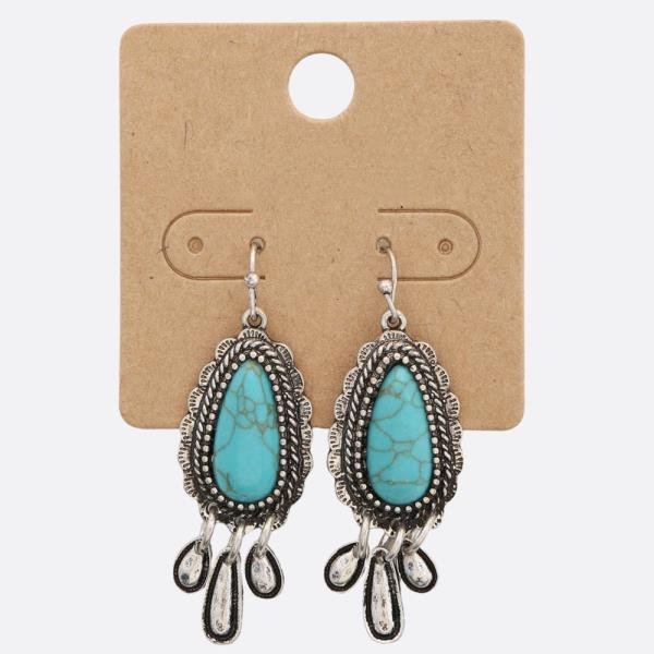 WESTERN STYLE DANGLE EARRING