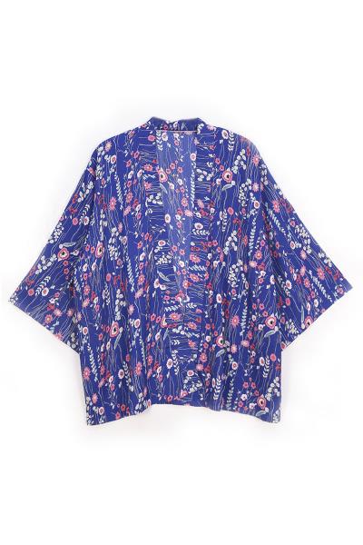 FLORAL SHORT KIMONO