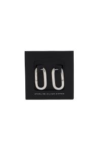 OVAL GOLD DIPPED EARRING