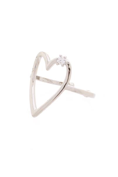 SECRET BOX HEART STONE SINGLE RING