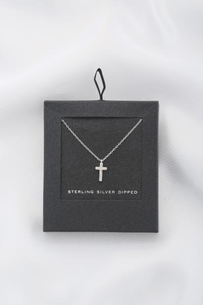 DAINTY CROSS 14 KARAT GOLD DIPPED NECKLACE