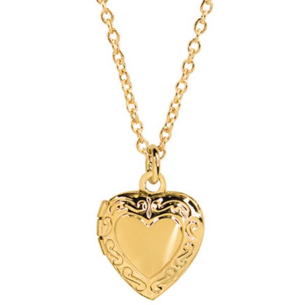 SECRET BOX LOCKET HEART NECKLACE