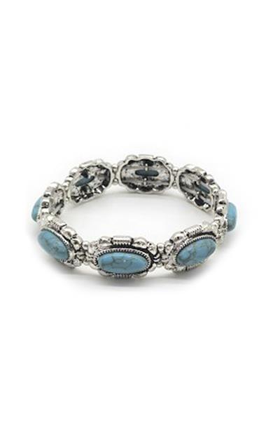 METAL WESTERN STYLE STRETCH BRACELET