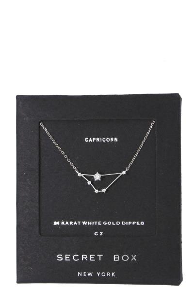 CAPRICORN CONSTELLATION STAR CHARM PENDANT NECKLACE