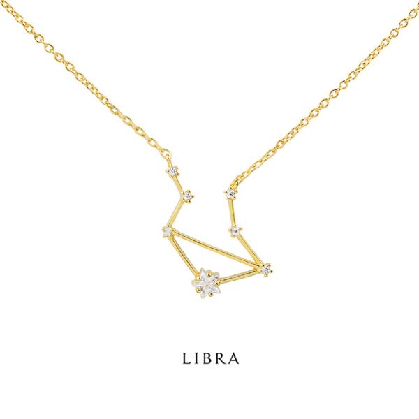 LEO CONSTELLATION STAR CHARM PENDANT NECKLACE