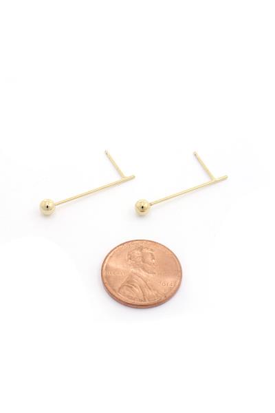 SECRET BOX METAL BAR EARRING