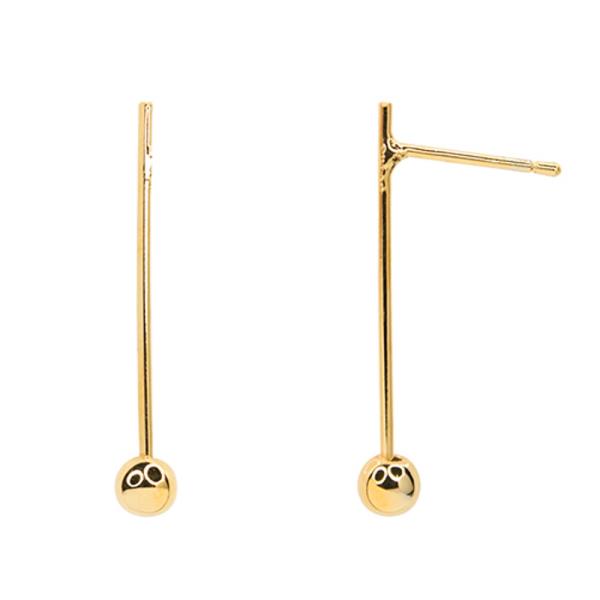 SECRET BOX METAL BAR EARRING