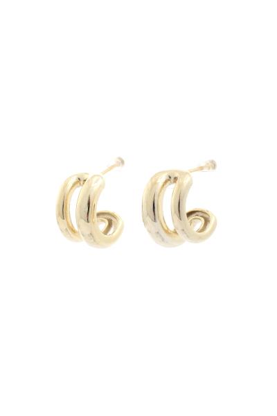 SECRET BOX MINI METAL OPEN HOOP EARRING