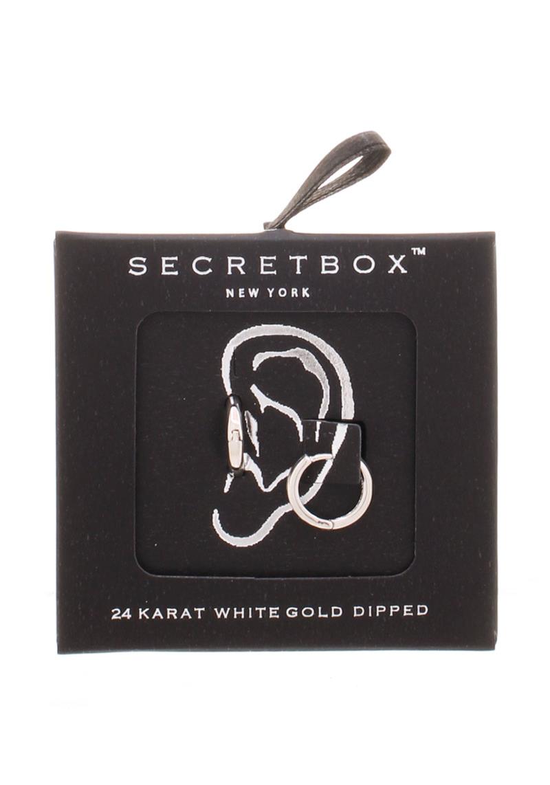 SECRET BOX METAL MINI HOOP EARRING