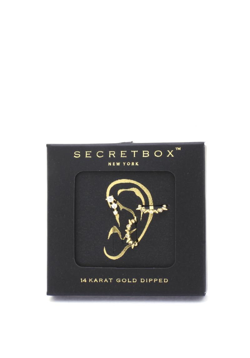 SECRET BOX SPIKES EAR CUFF