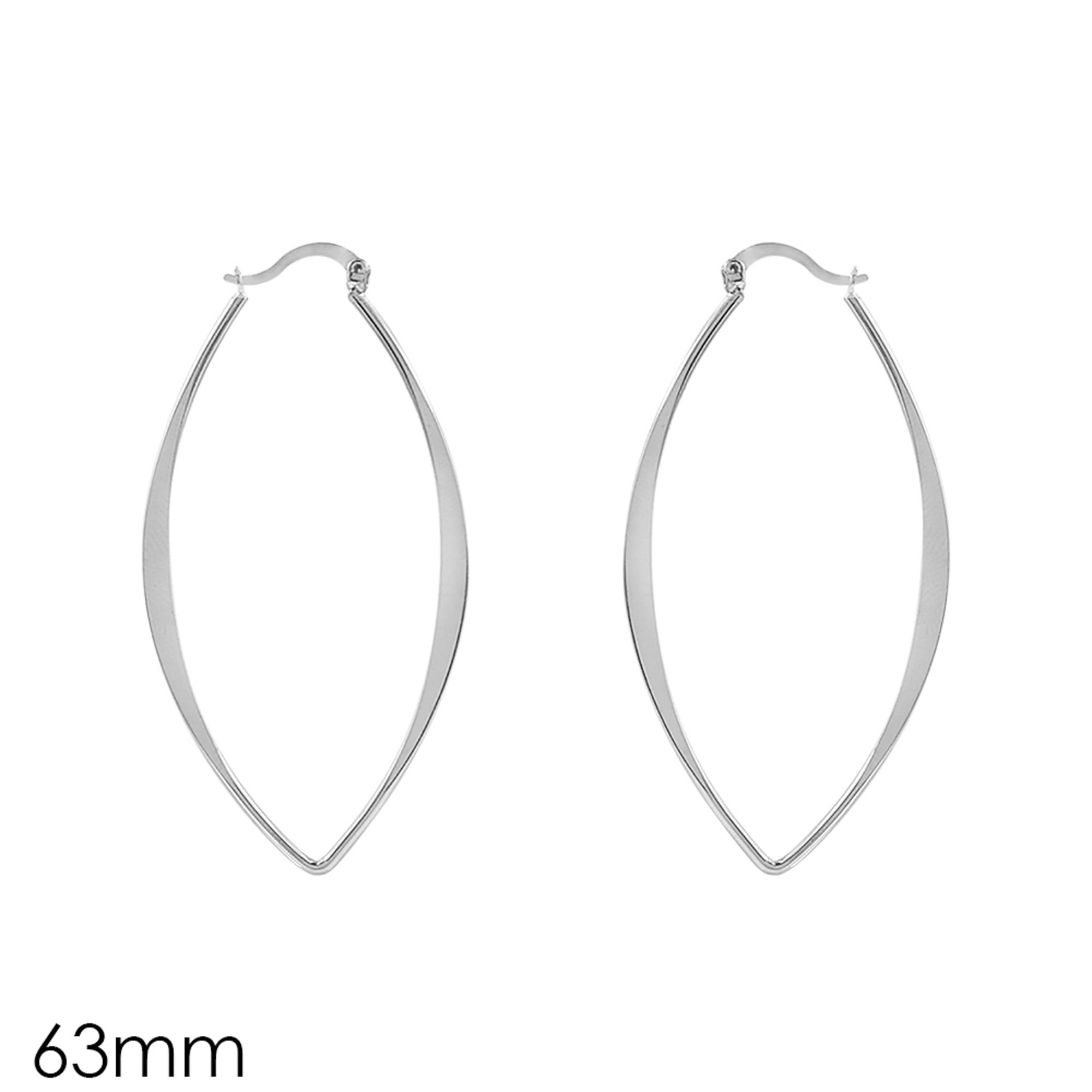 SELECT BOX GOLD DIPPED METAL HOOP EARRING