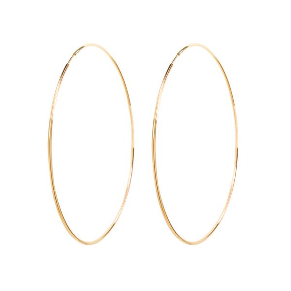 THIN ENDLESS HOOP EARRING