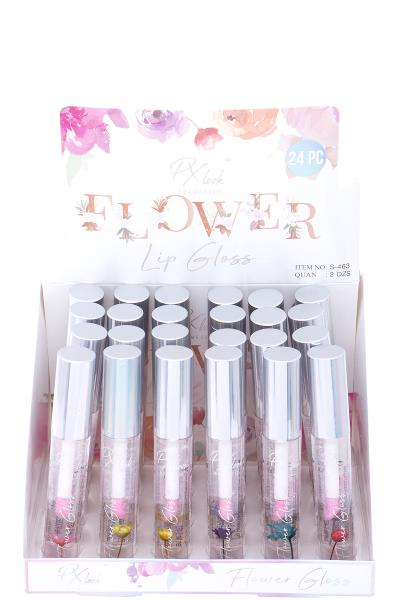 PX LOOK COSMETICS FLOWER LIPGLOSS 24 PCS