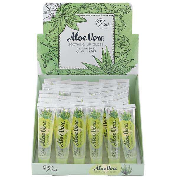 ALOE VERA SOOTHING LIP GLOSS 36 PCS