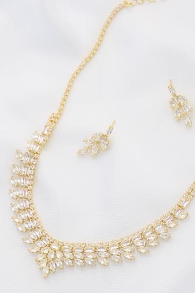 MARQUISE RHINESTONE NECKLACE