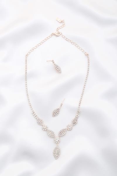 MARQUISE RHINESTONE NECKLACE