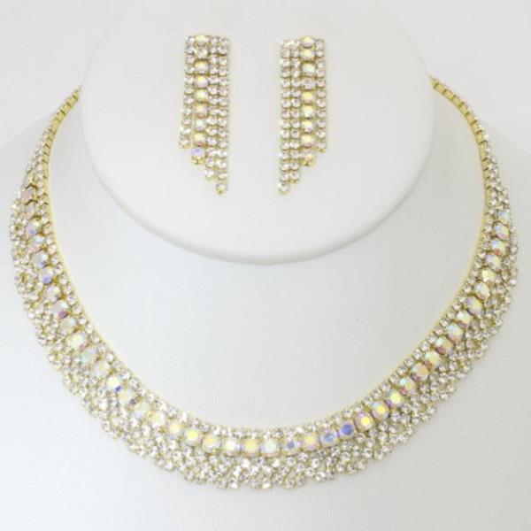 RHINESTONE BRIDAL NECKLACE