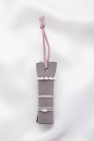 BEADED THIN METAL ASSORTED RING SET