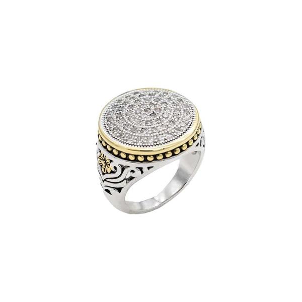 2-TONES CUBIC ZIRCONIA RINGS