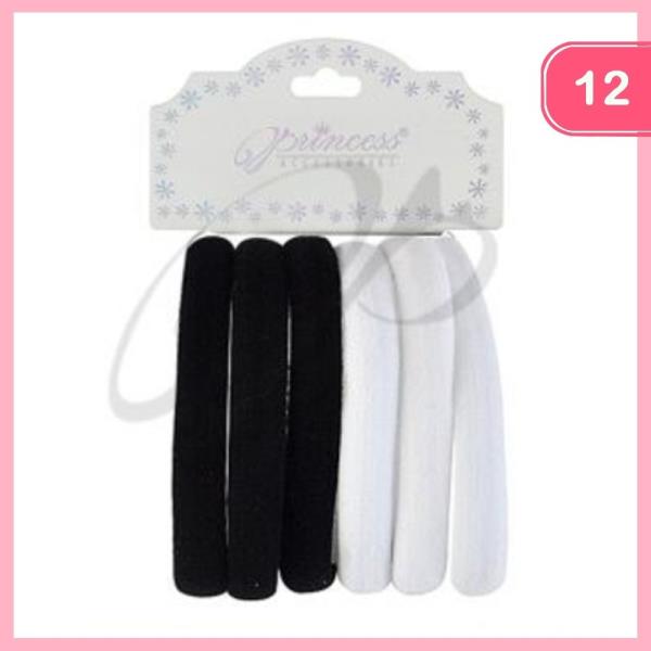 FASHION HAIR TIE 6 PC SET (12 UNITS)