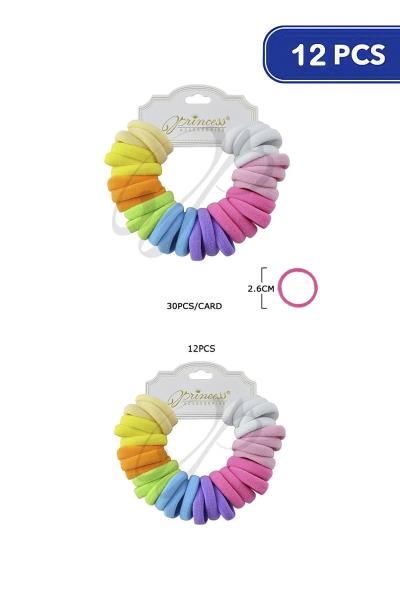 FASHION HAIR TIE 30 PC SET (12 UNITS)