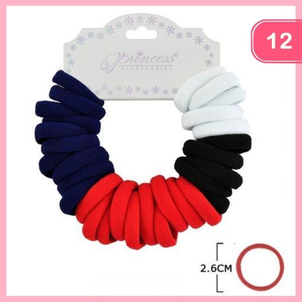 FASHION HAIR TIE 30 PC SET (12 UNITS)