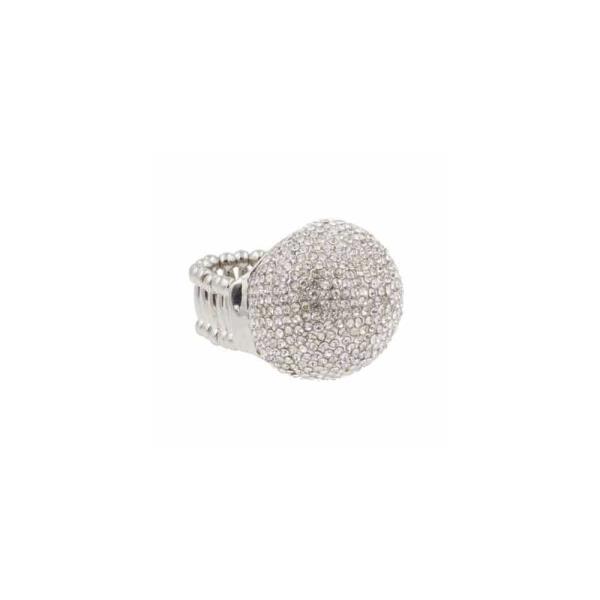 CZ STRETCH WIDE RING
