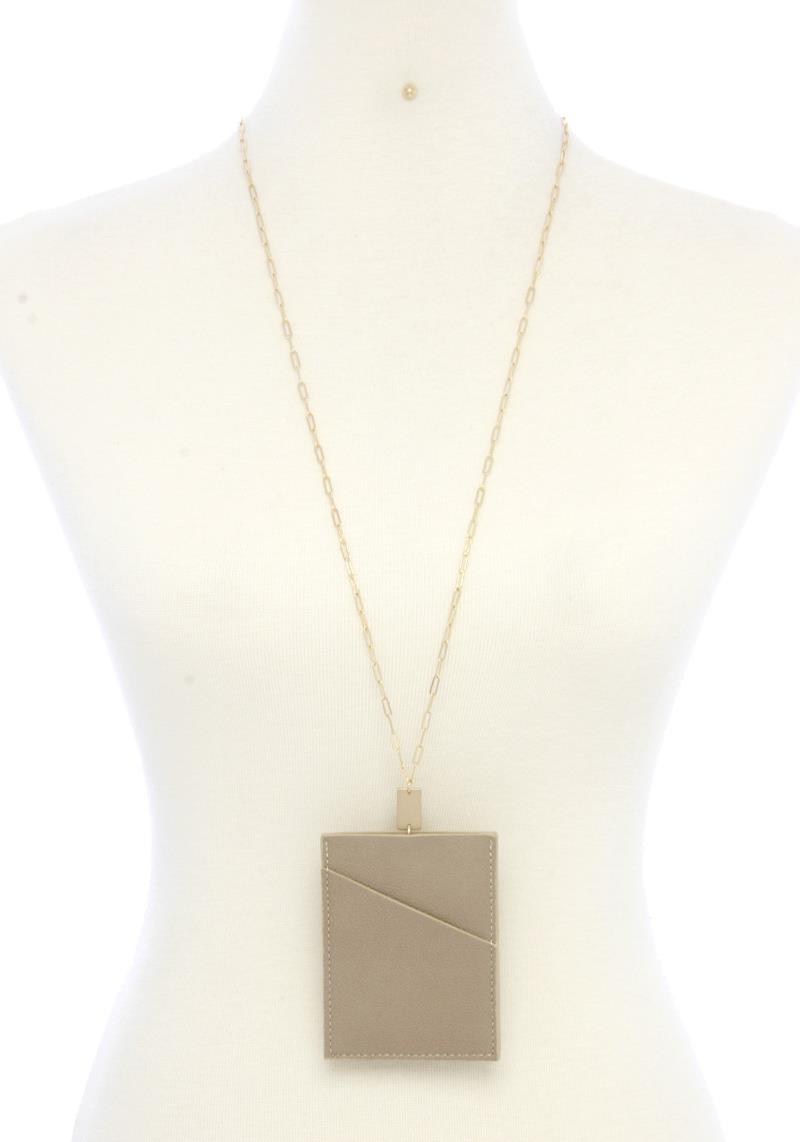 CARD HOLDER NECKLACE