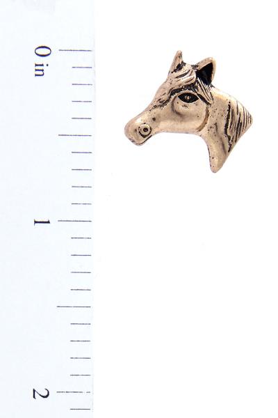 METAL COW HEAD STUD EARRING