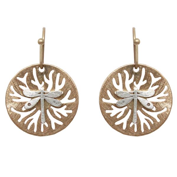 WESTERN STYLE DRAGONFLY DANGLE EARRING