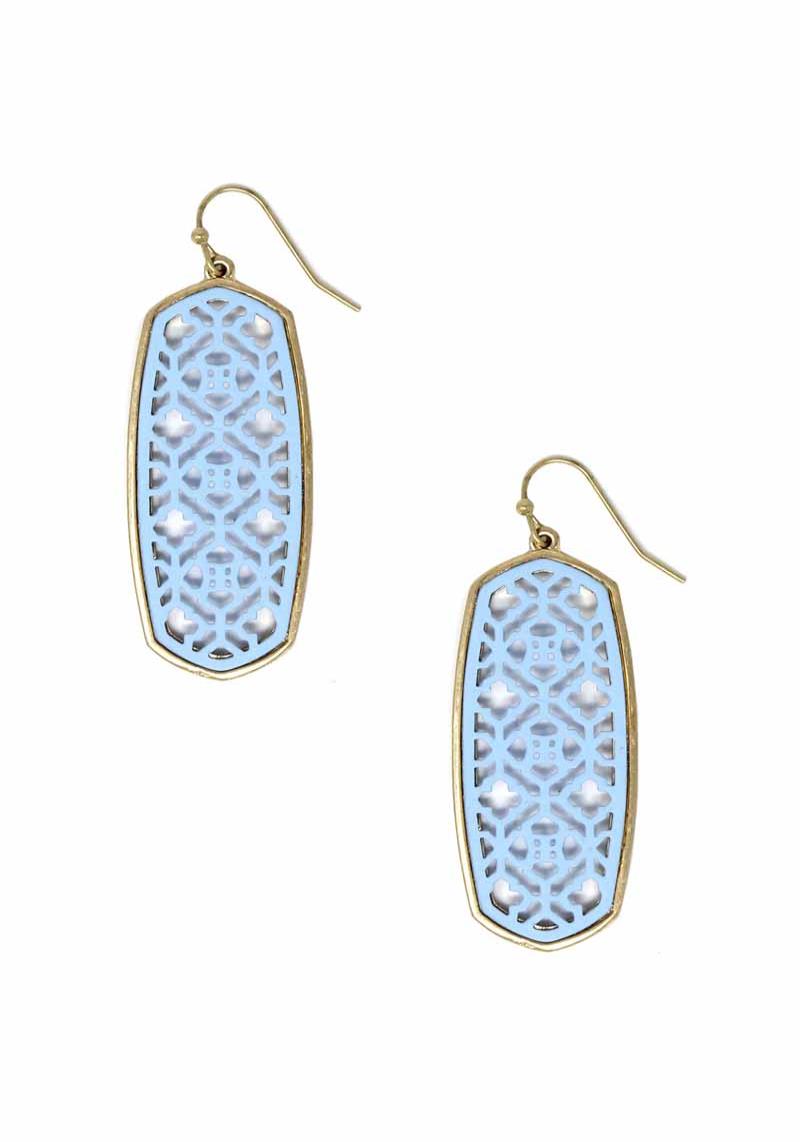 MODERN PATTERN HOOK EARRING