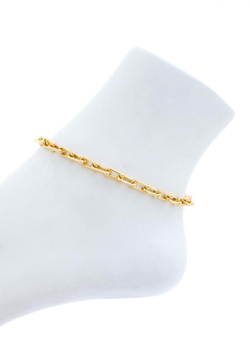 METAL CHAIN ANKLET