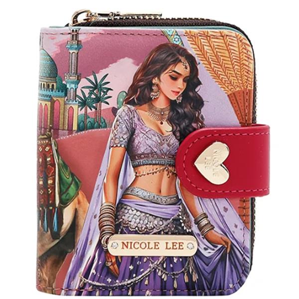 NICOLE LEE HEART BIFOLD WALLET RFI ANTI THEFT TECHNOLOGY