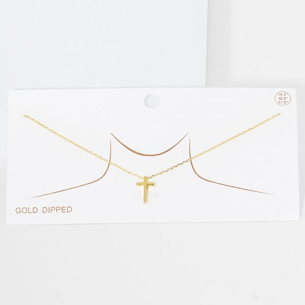 CROSS PENDANT NECKLACE