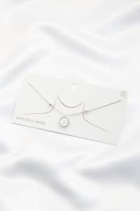 ROUND COLOR DISC NECKLACE