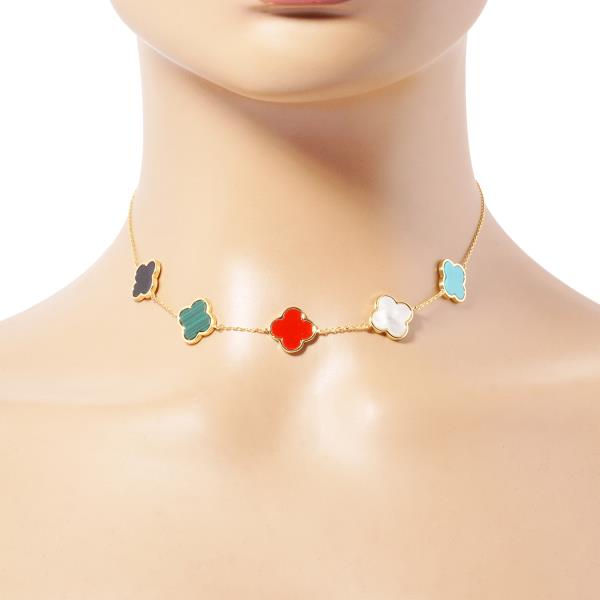 MORROCAN SHAPE STATION NECKLACE