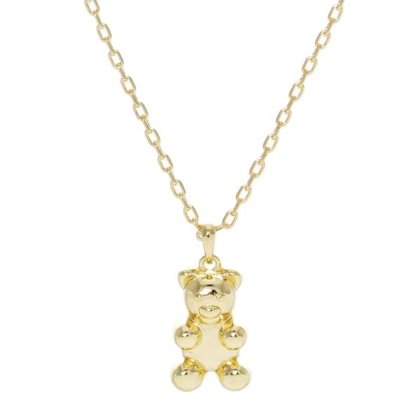 TEDDY BEAR CHARM NECKLACE