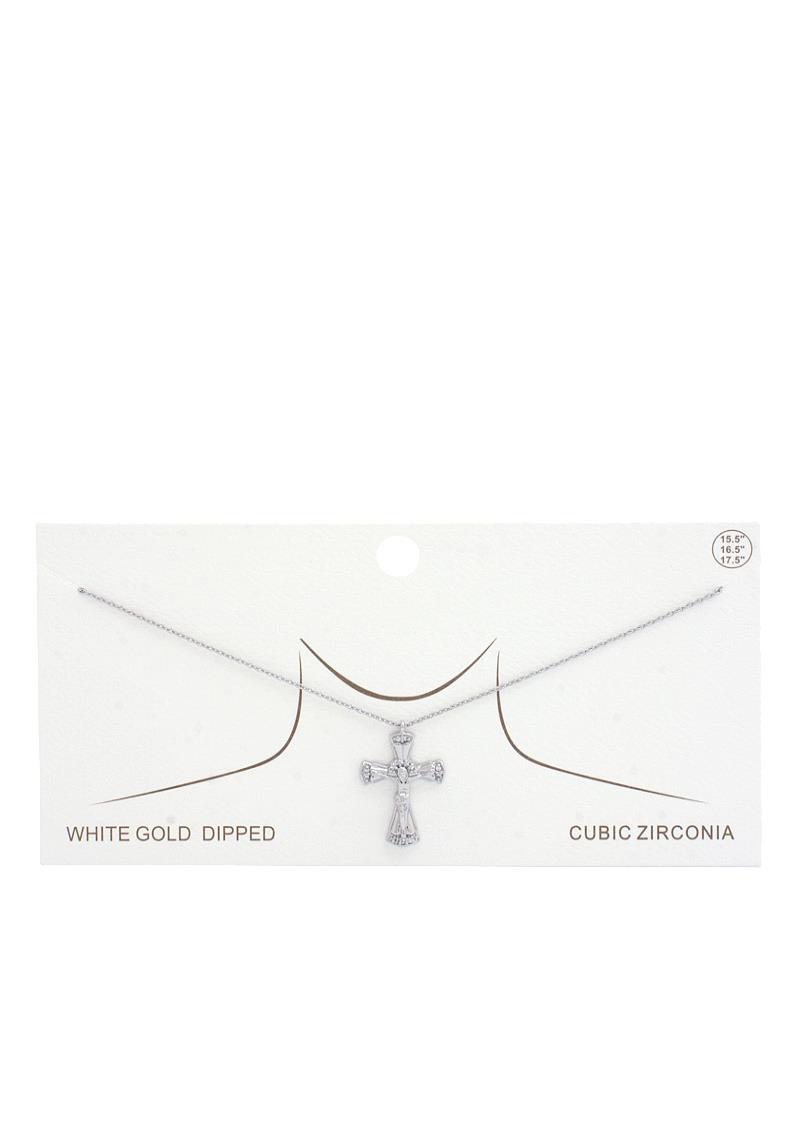 SMALL CRUCIFIX GOLD DIPPED NECKLACE